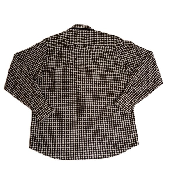 Robert Graham Boys Classic Preppy Check Cotton Button Down Shirt Size L 14/16 - Picture 15 of 16